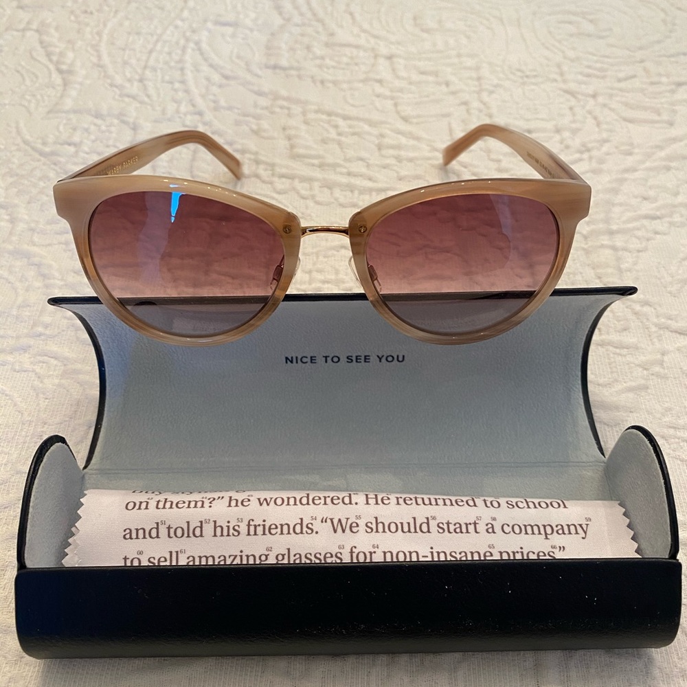 Warby Parker Tansley Pale Rose Sunglasses